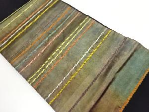 引箔横段模様織出し名古屋帯